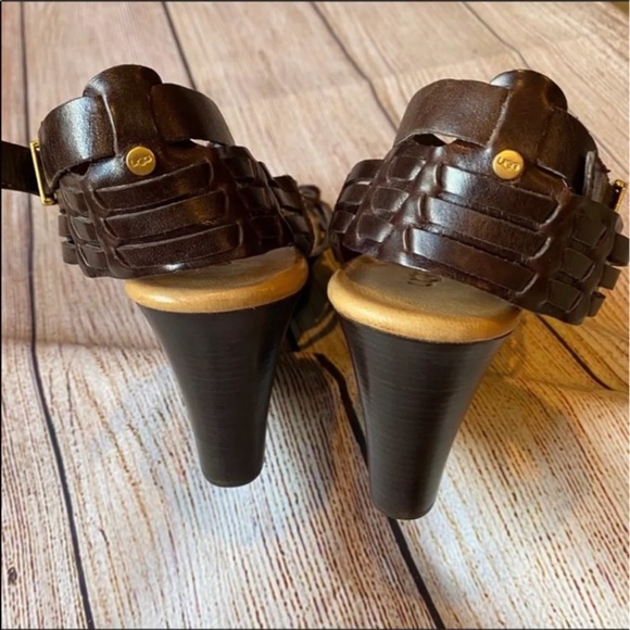 UGG Farrah Huarache Platform Wedge Sandals - Picture 5 of 10